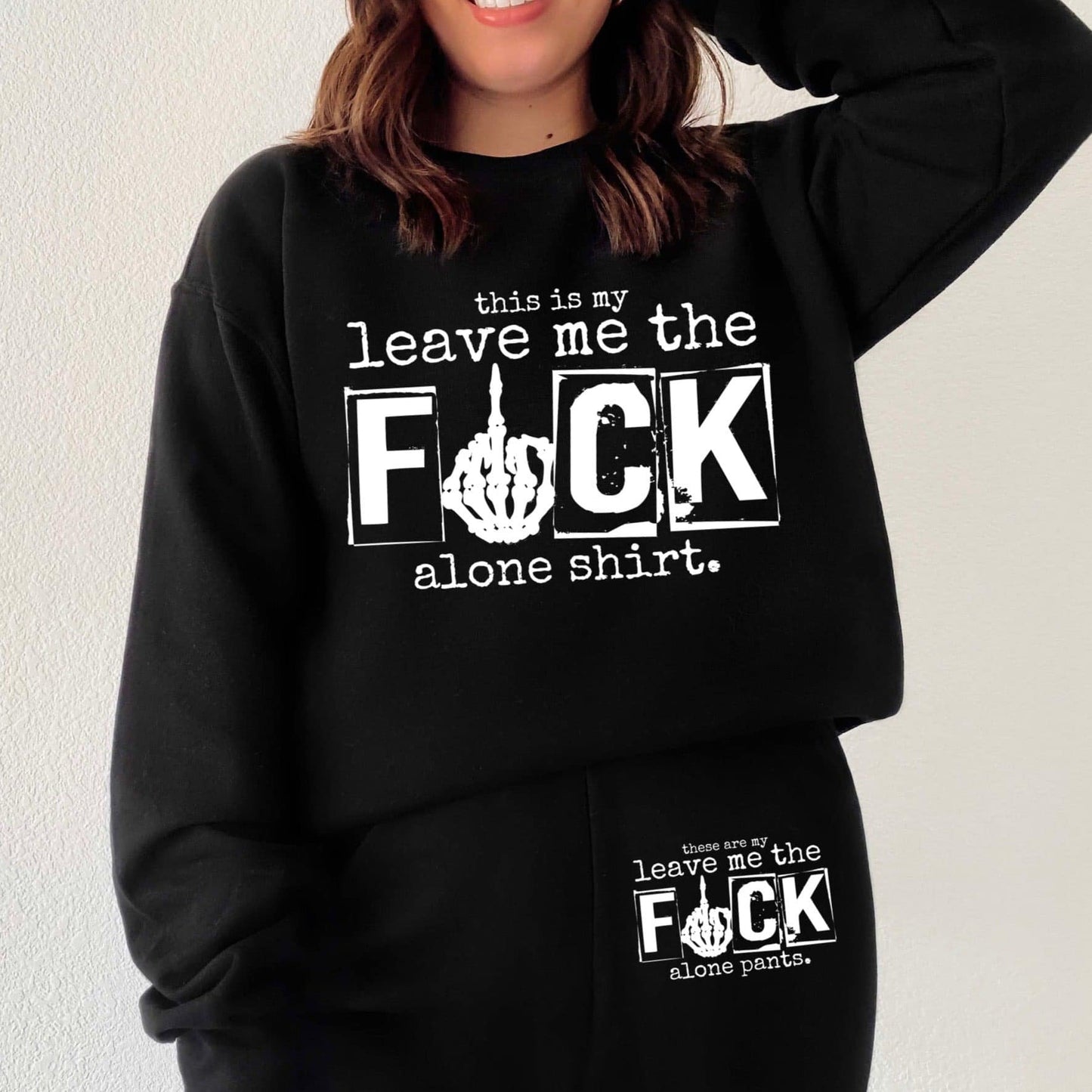 Leave Me Alone Sweater