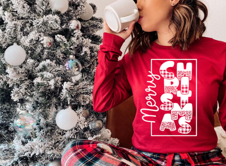 Merry Christmas Cheetah Sweater