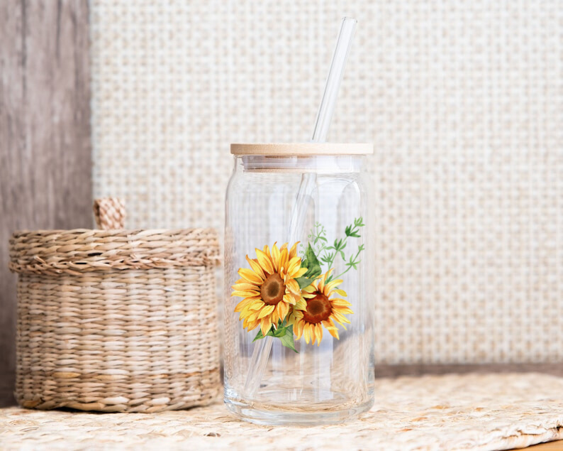 Sunflower Libbey Cup