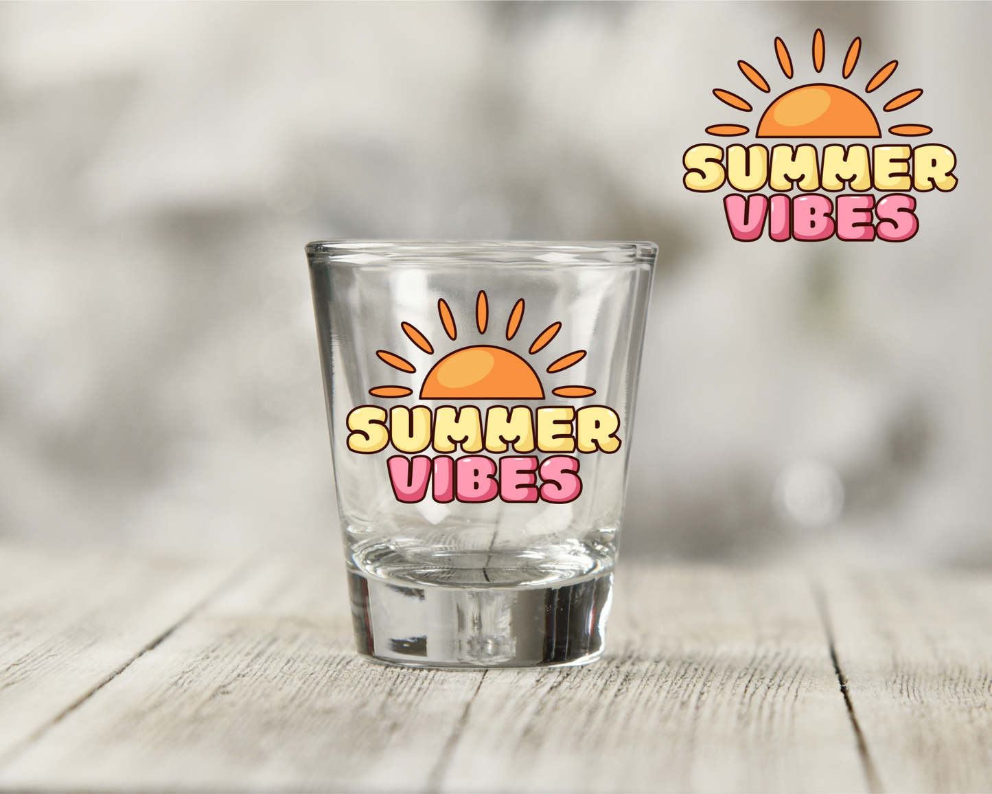 Summer Vibes Shot Glass