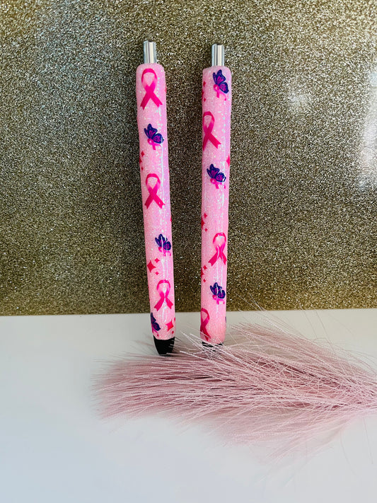 Breast Cancer Glitter Pen