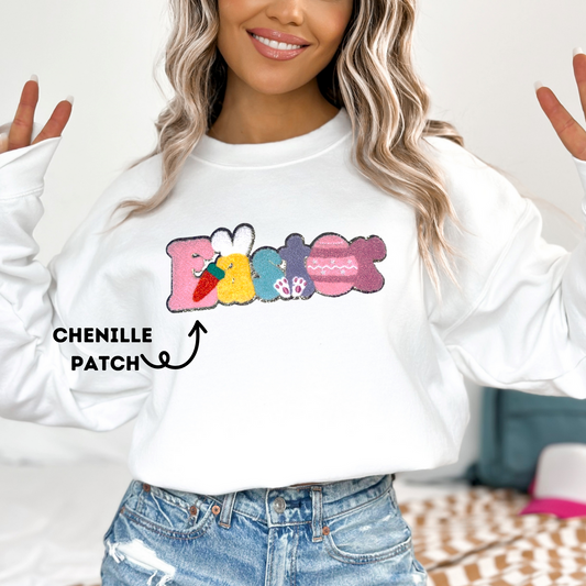 Easter Chenille Patch Sweater