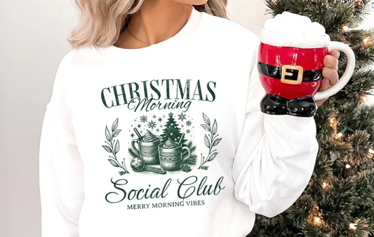 Christmas Morning Social Club Sweater