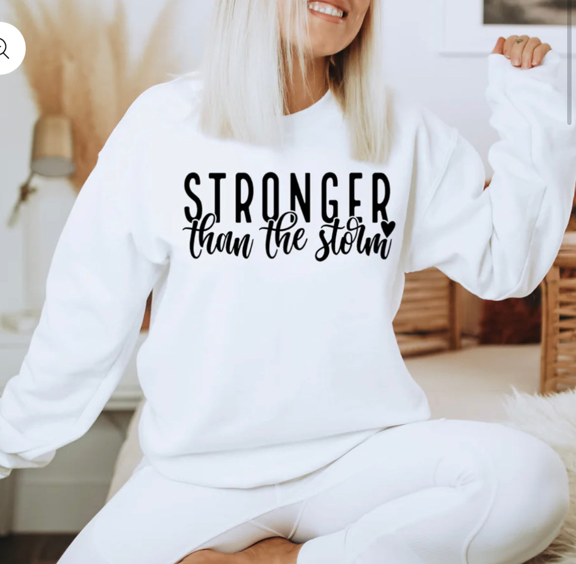 Stronger Than The Storm Sweater