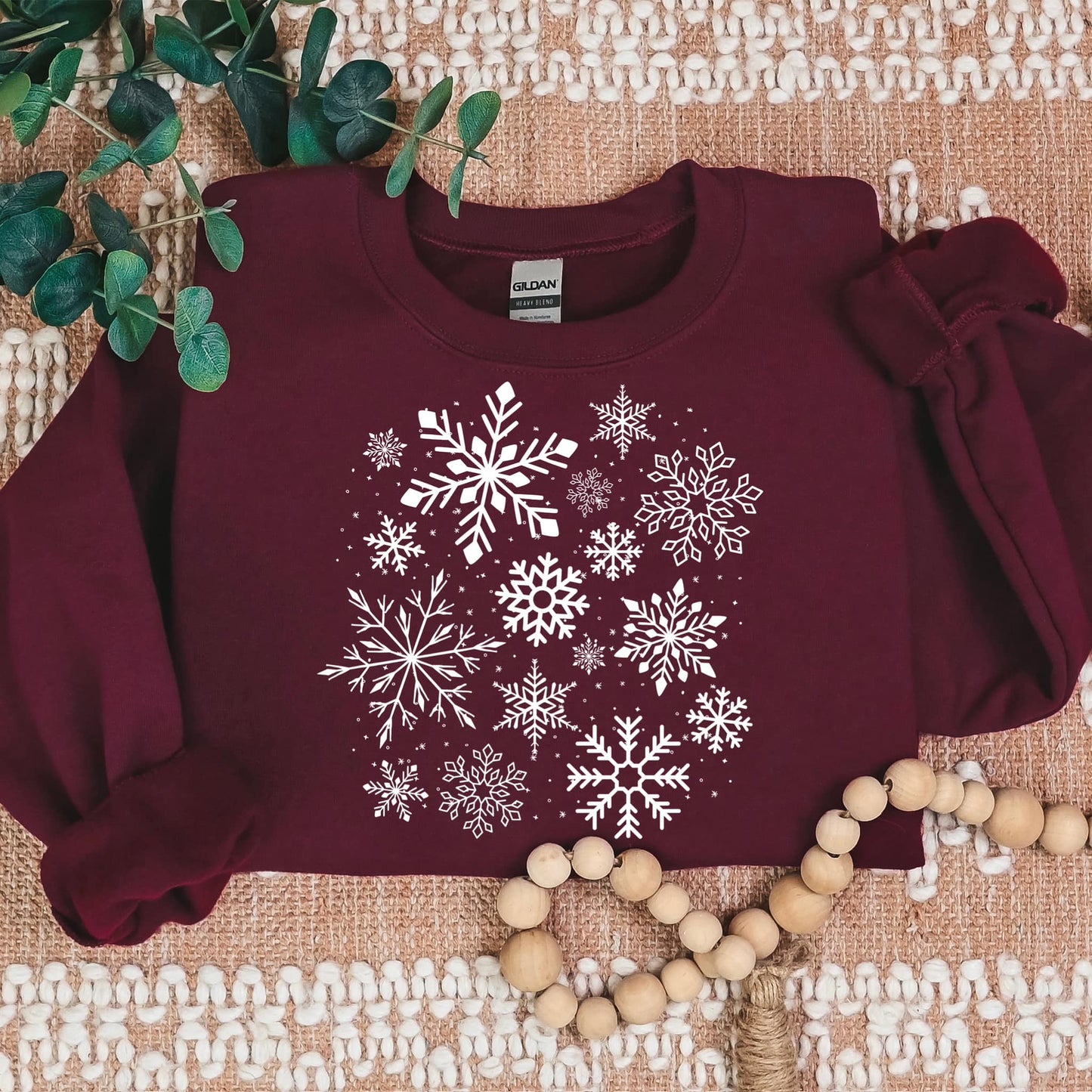 Snowflake Collage Sweater