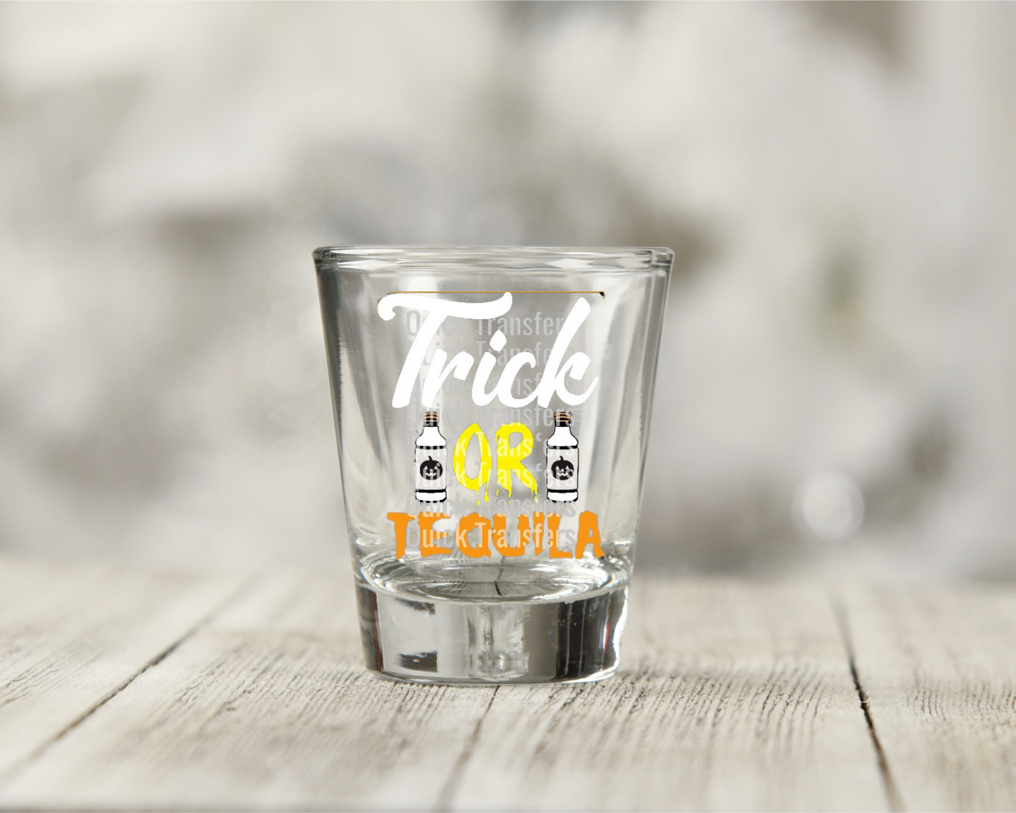 Trick or Tequila Shot Glass